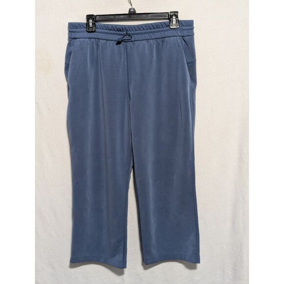 lululemon athletica Pants - Lululemon Softstreme High-Rise Straight Leg Crop Blue Women's Size 12